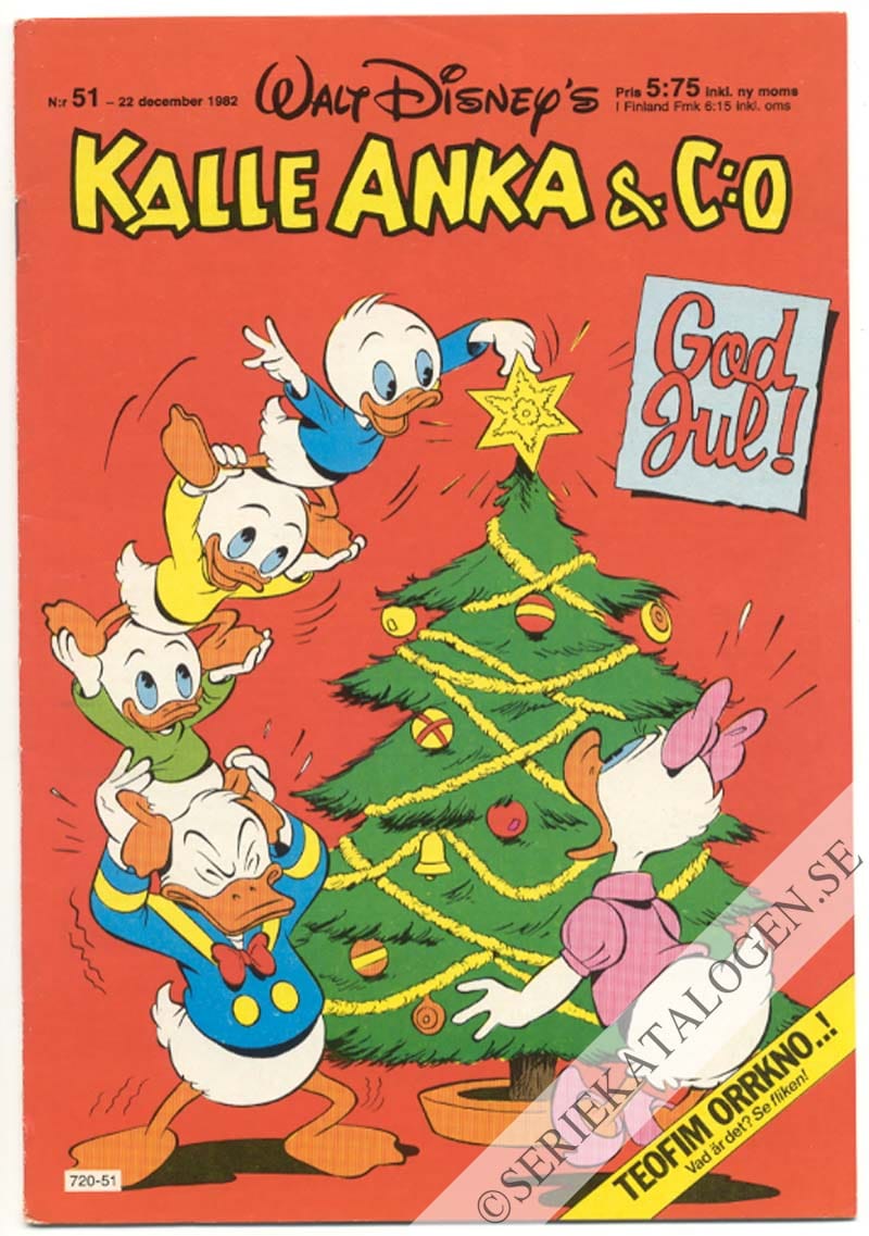 Framsida på Kalle Anka & C:o #51 (1982)