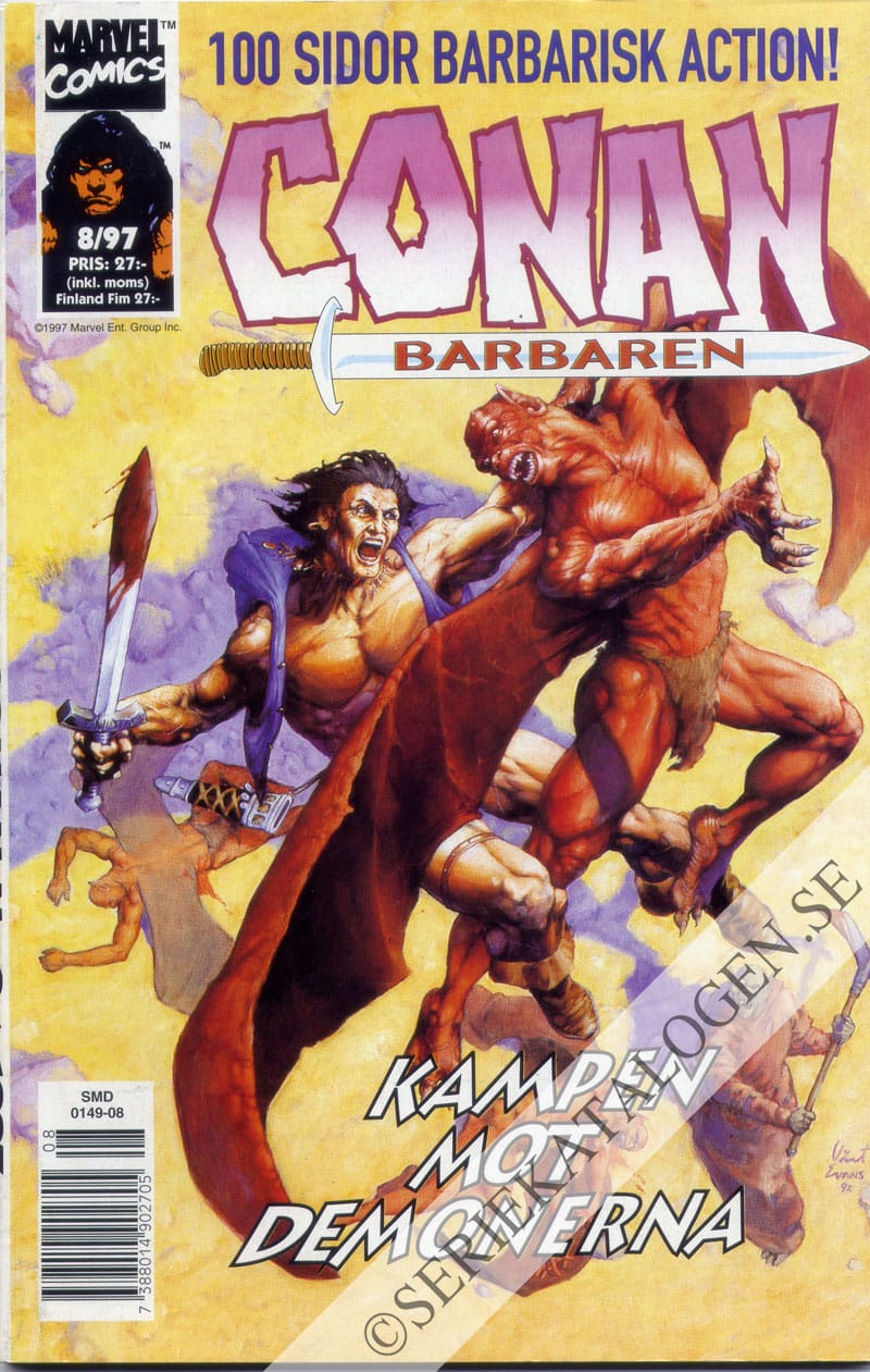 Framsida på Conan barbaren #8 (1997)