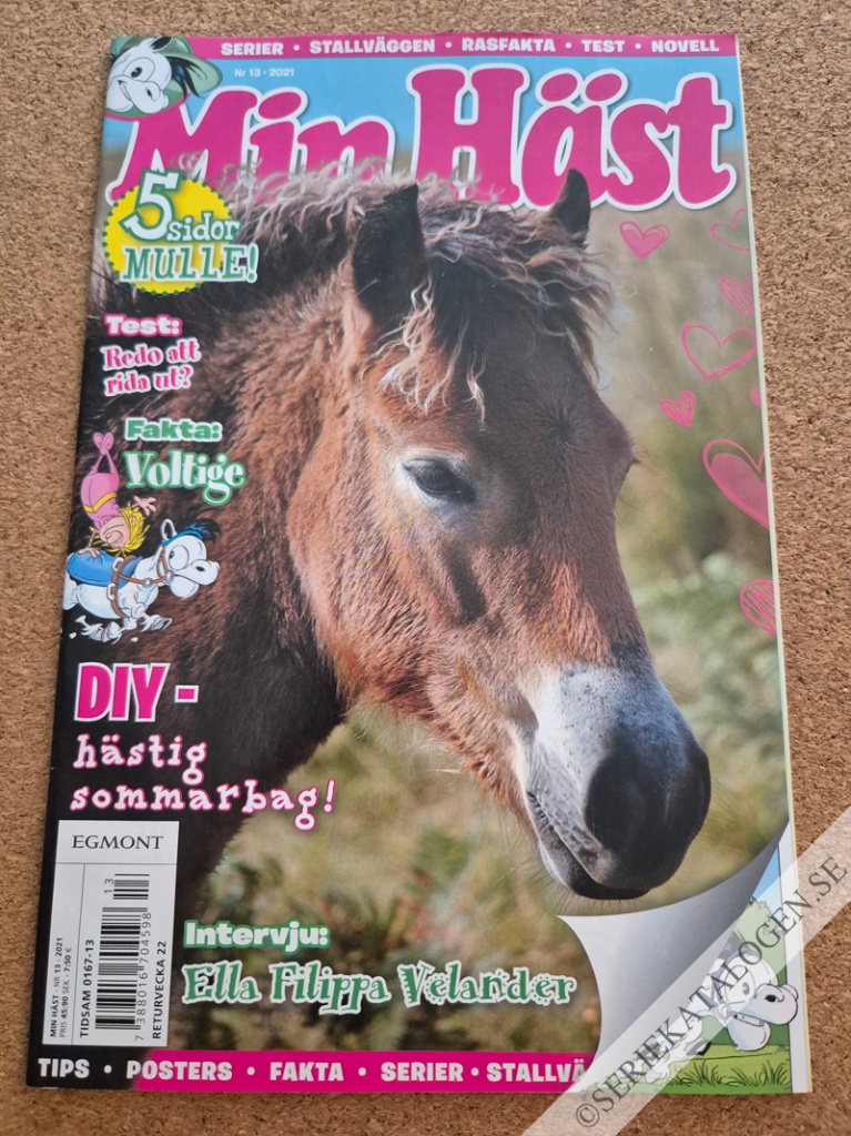 Framsida på Min häst #13 (2021)