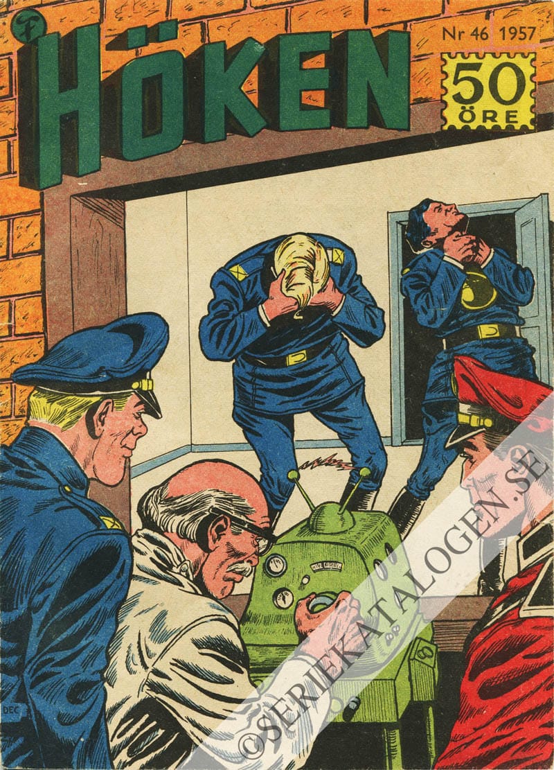 Framsida på Höken #46 (1957)