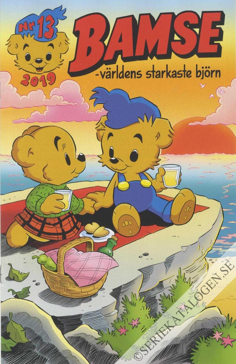 Framsida på Bamse #13 (2019)