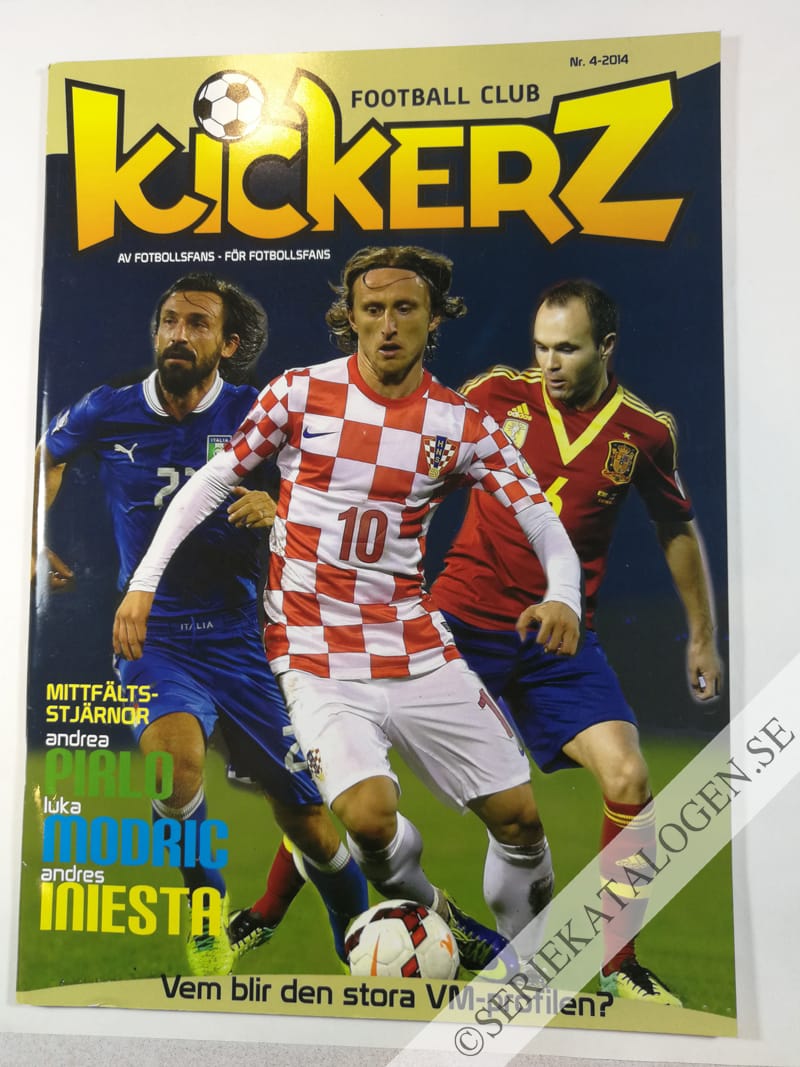 Framsida på Kickerz Football Club #4 (2014)