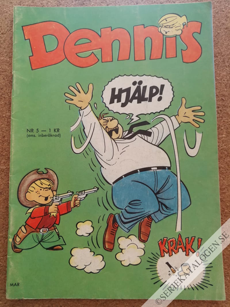 Framsida på Dennis #5 (1966)