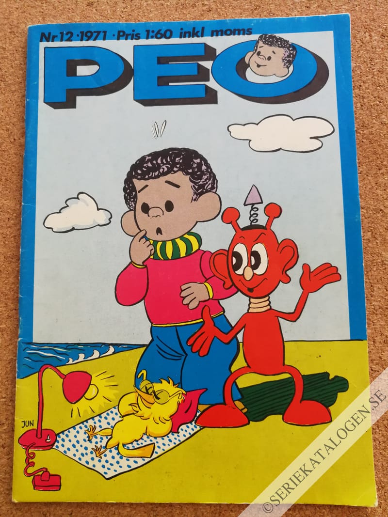Framsida på Peo #12 (1971)