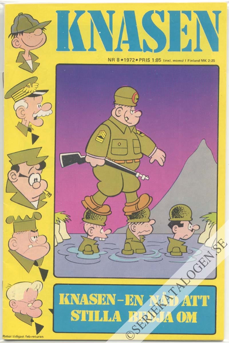 Framsida på Knasen #8 (1972)