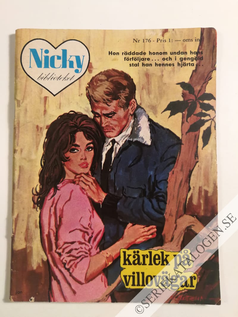 Framsida på Nicky-biblioteket Kärlek på villovägar (1966)
