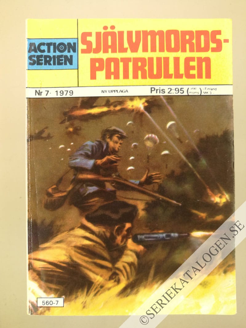 Framsida på Actionserien Självmordspatrullen (1979)