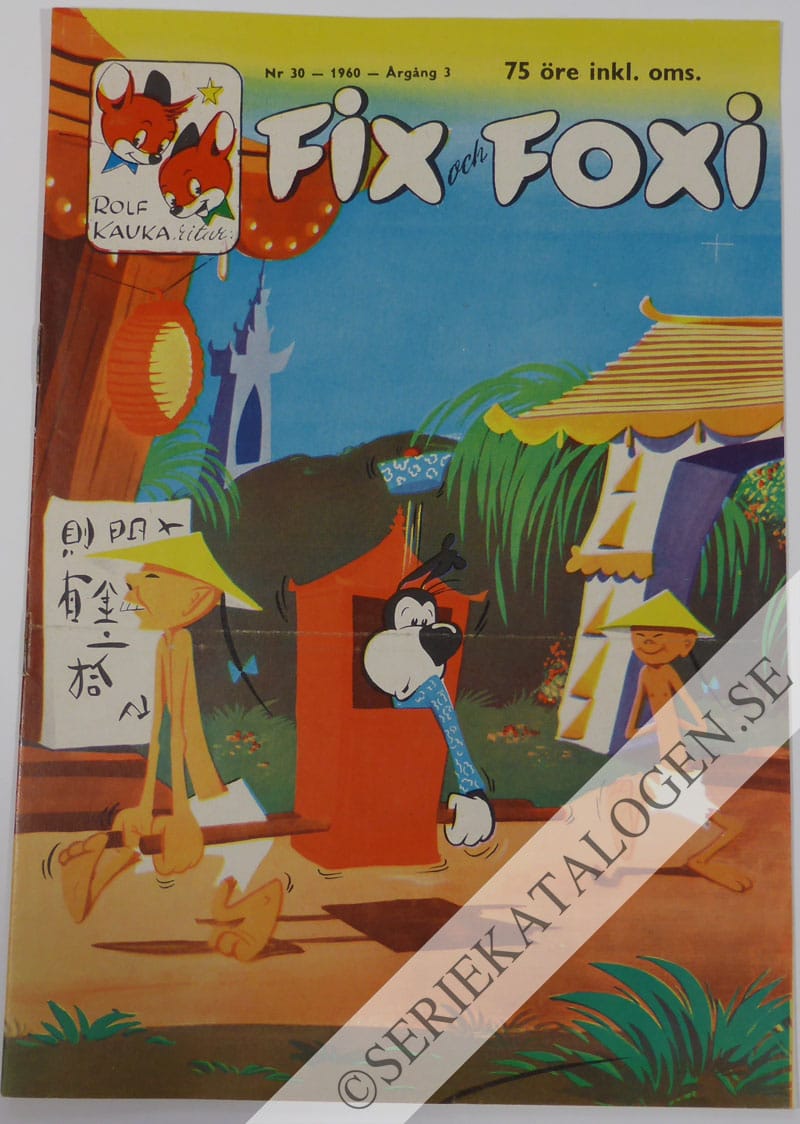 Framsida på Fix och Foxi #30 (1960)
