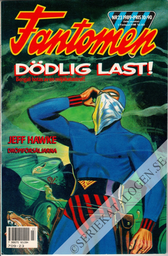 Framsida på Fantomen #23 (1989)