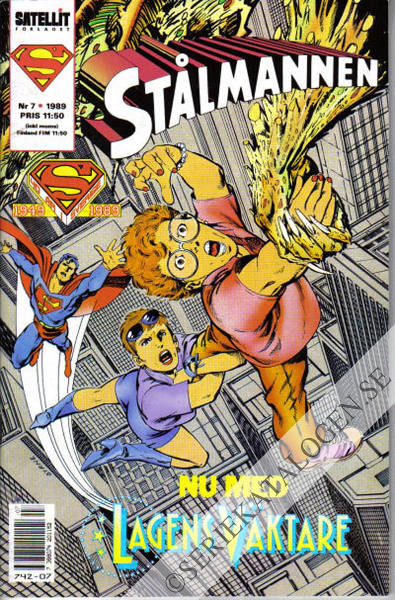 Framsida på Stålmannen #7 (1989)