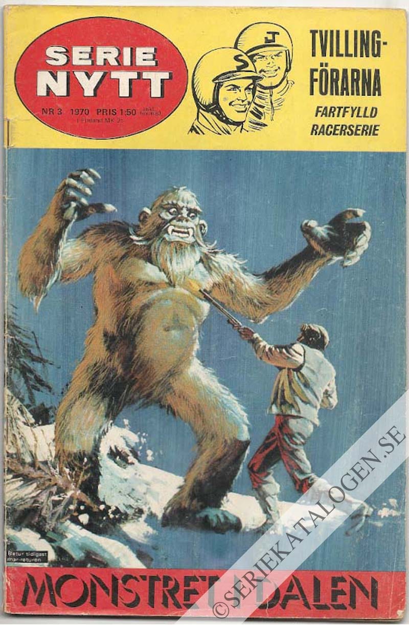 Framsida på Serie-Nytt #3 (1970)
