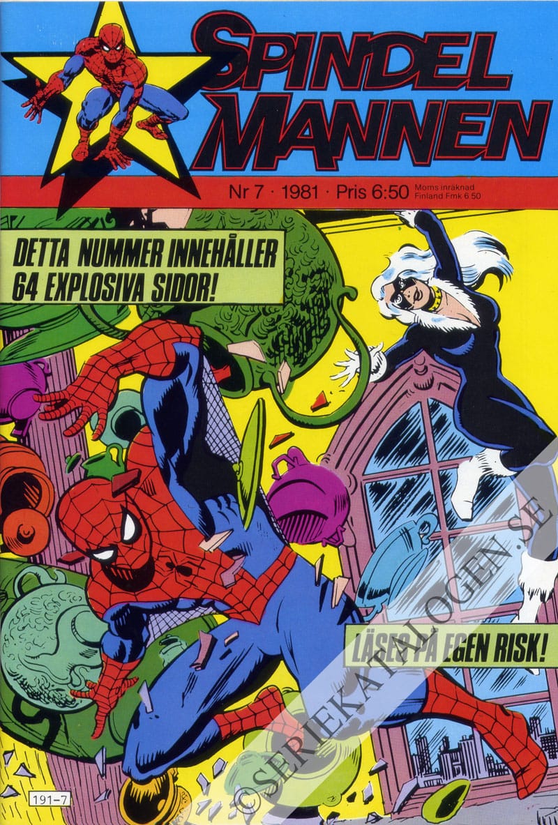 Framsida på Spindelmannen #7 (1981)