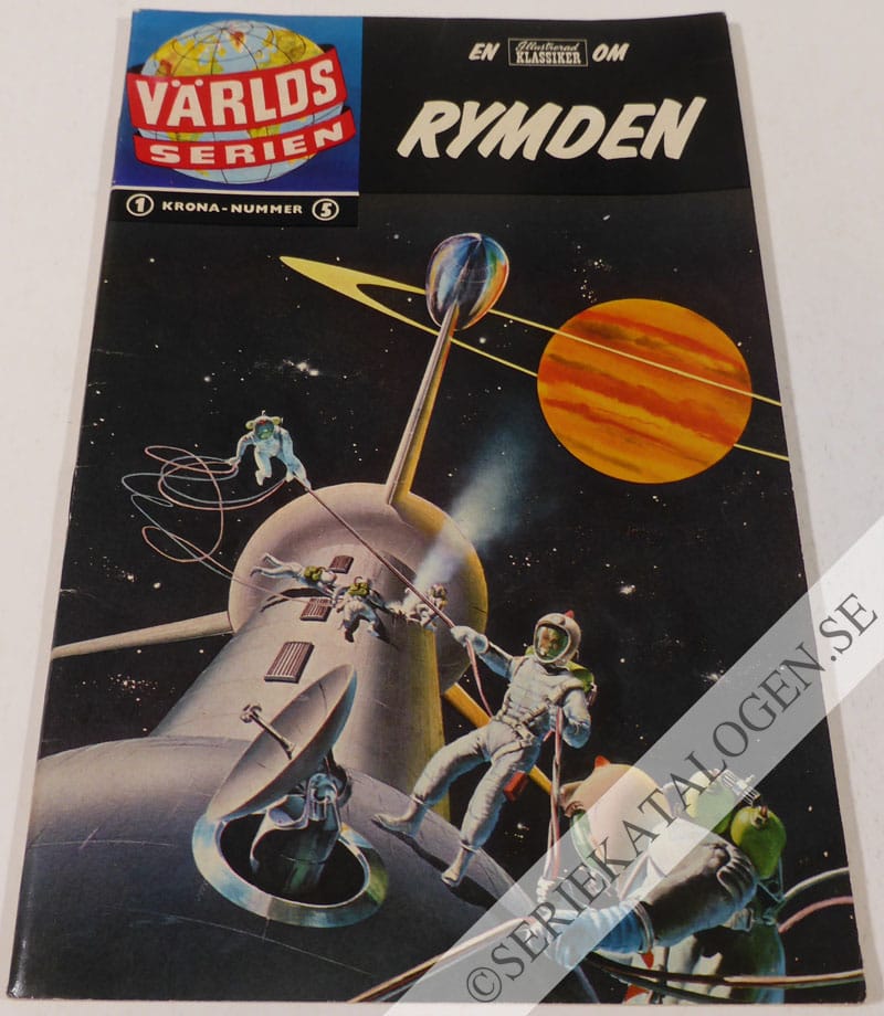 Framsida på Världsserien Rymden (1960)
