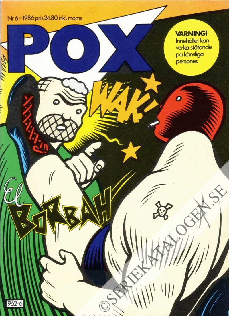 Framsida på Pox #6 (1986)