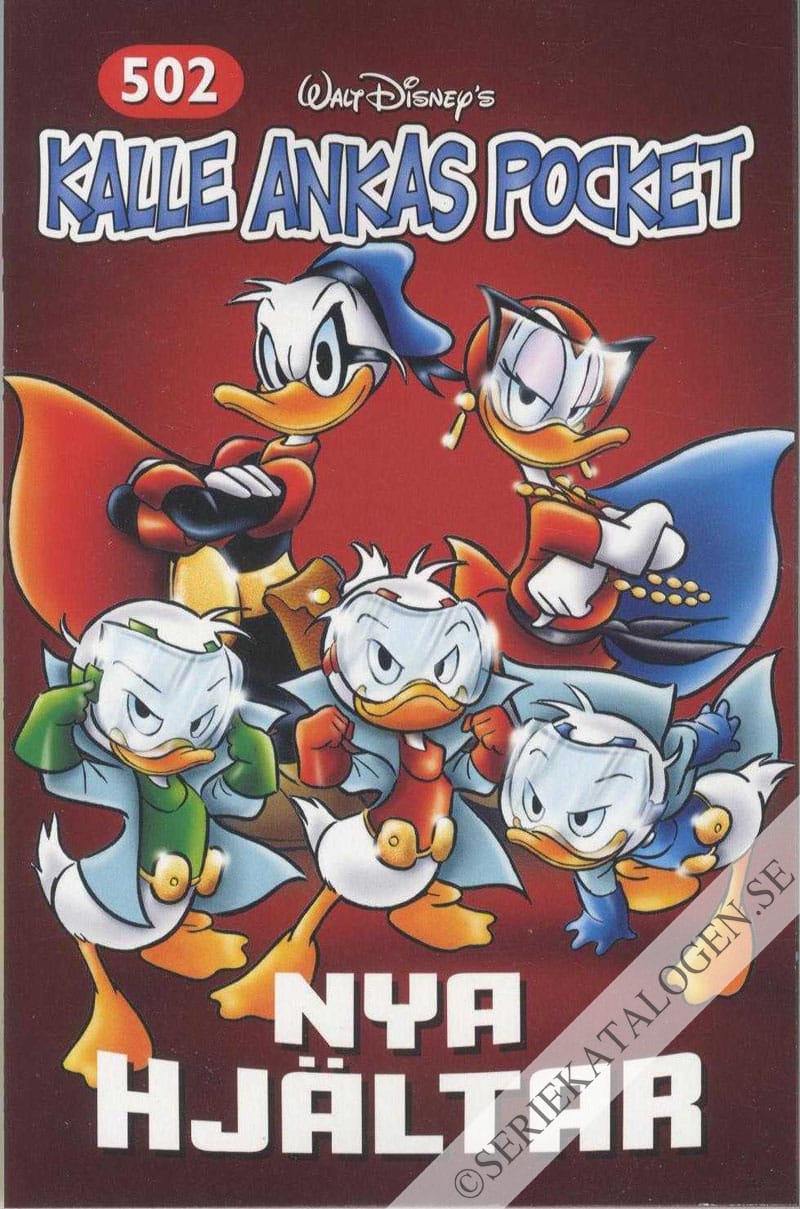 Framsida på Kalle Ankas pocket #502 - Nya hjältar (2020)