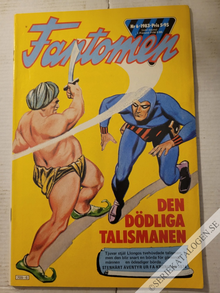 Framsida på Fantomen #6 (1983)