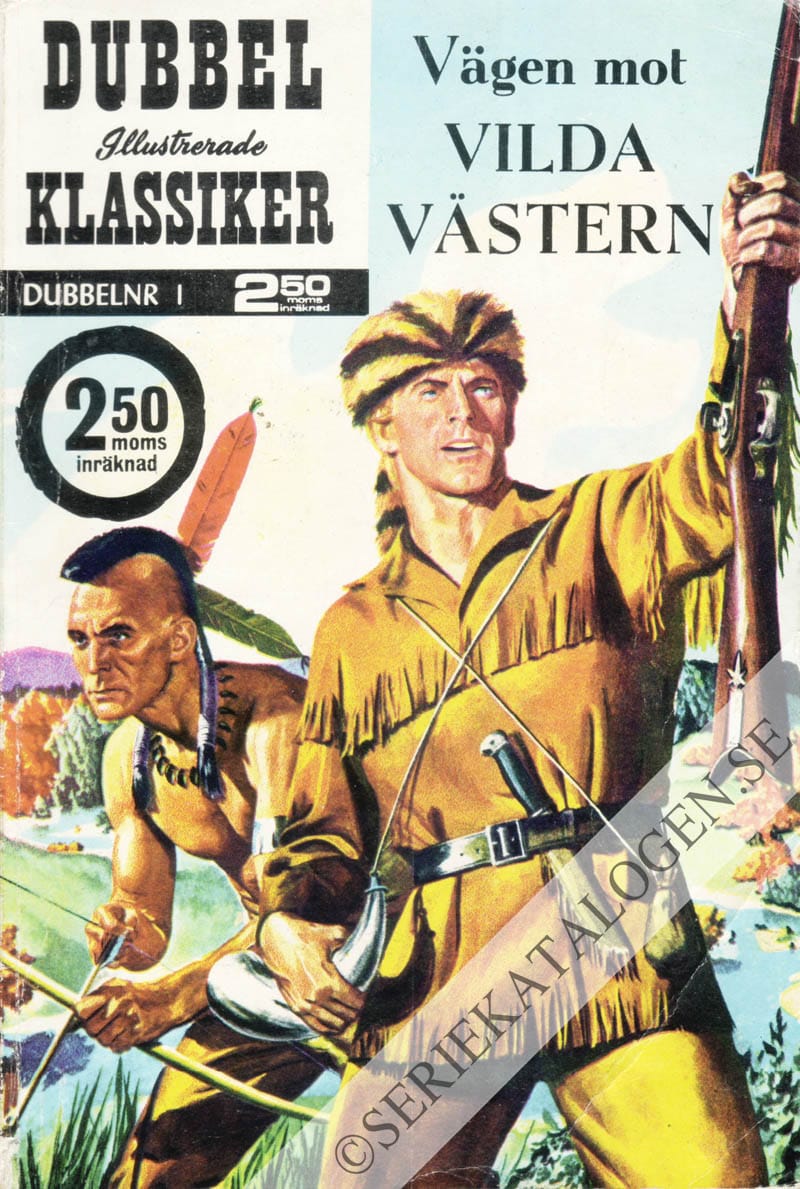 Framsida på Vägen mot vilda västern (195?)