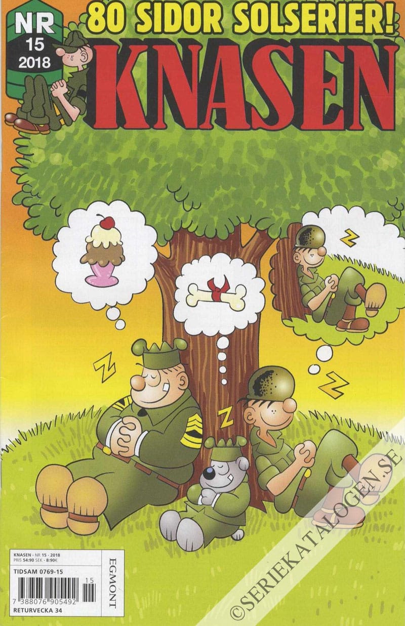Framsida på Knasen #15 (2018)