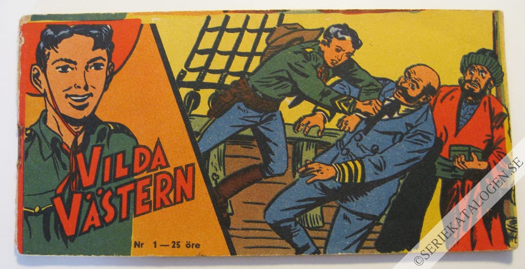 Framsida på Vilda Västern #1 (1957)