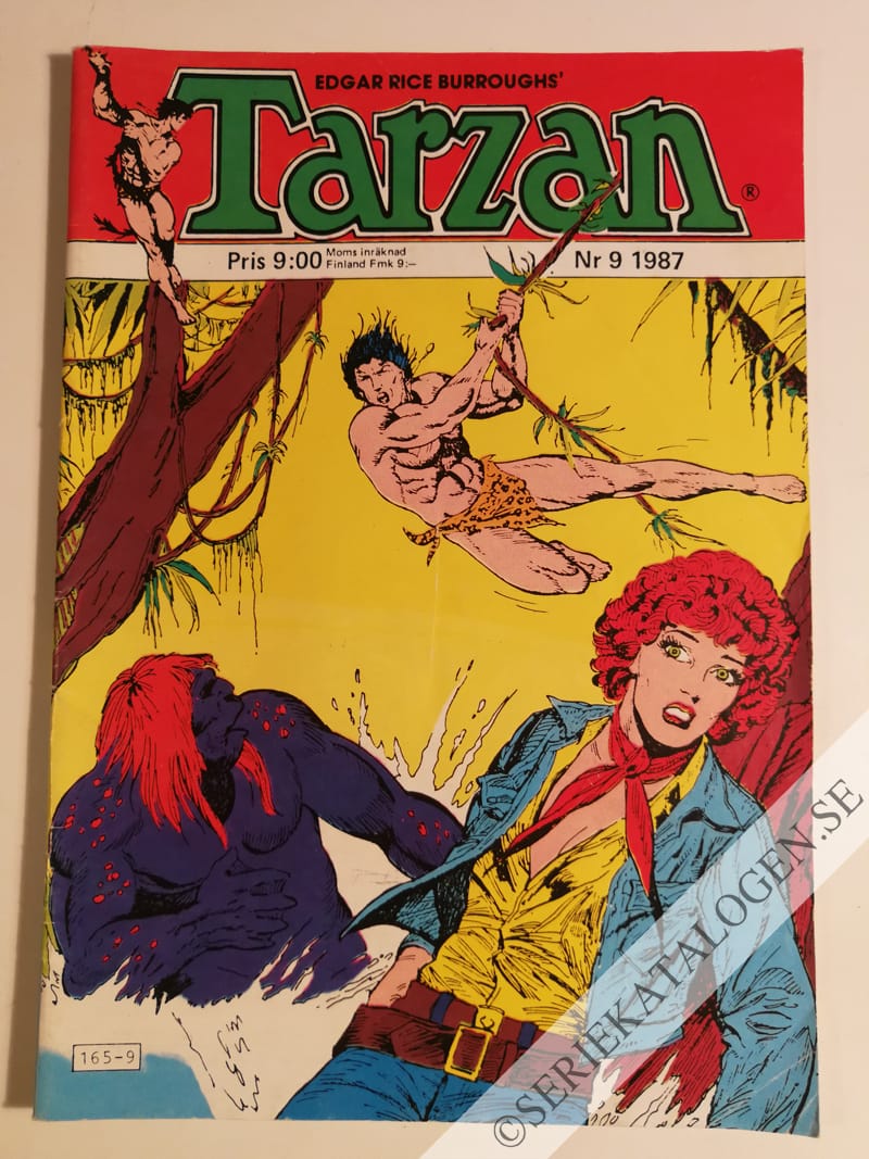 Framsida på Tarzan #9 (1987)