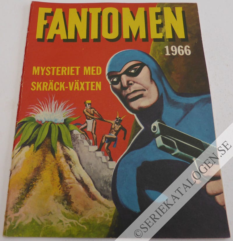 Framsida på Fantomen Mysteriet med skräckväxten (1965)