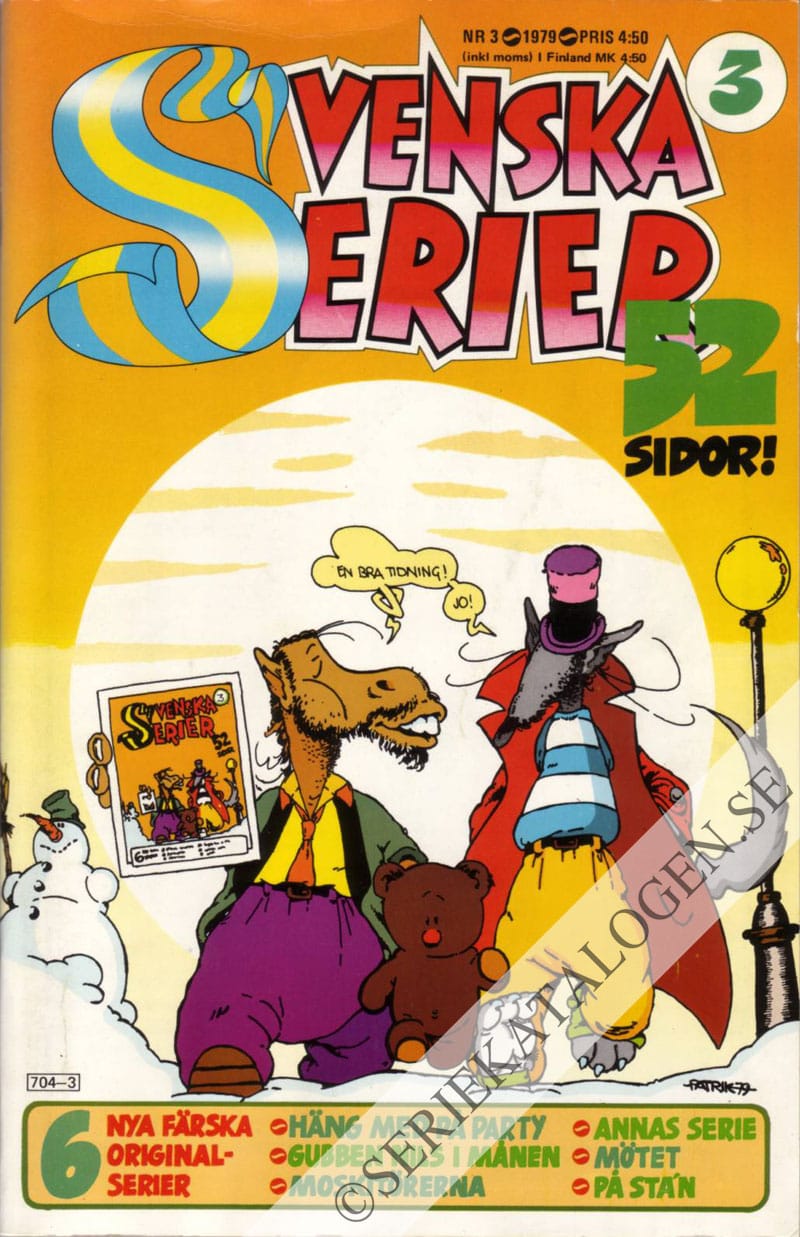 Framsida på Svenska serier #3 (1979)