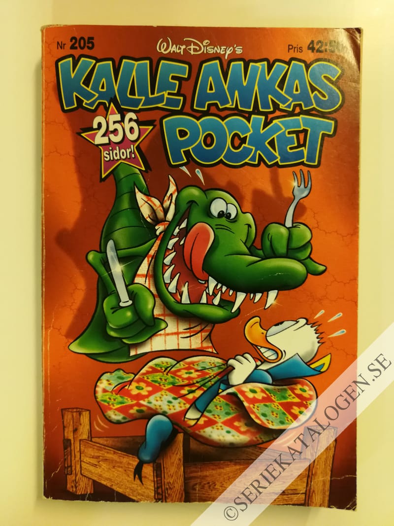 Framsida på Kalle Ankas pocket #205 (1997)