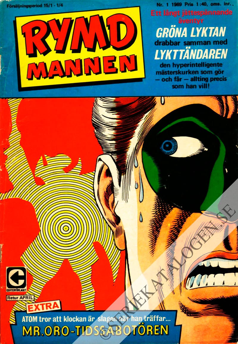 Framsida på Rymdmannen #1 (1969)