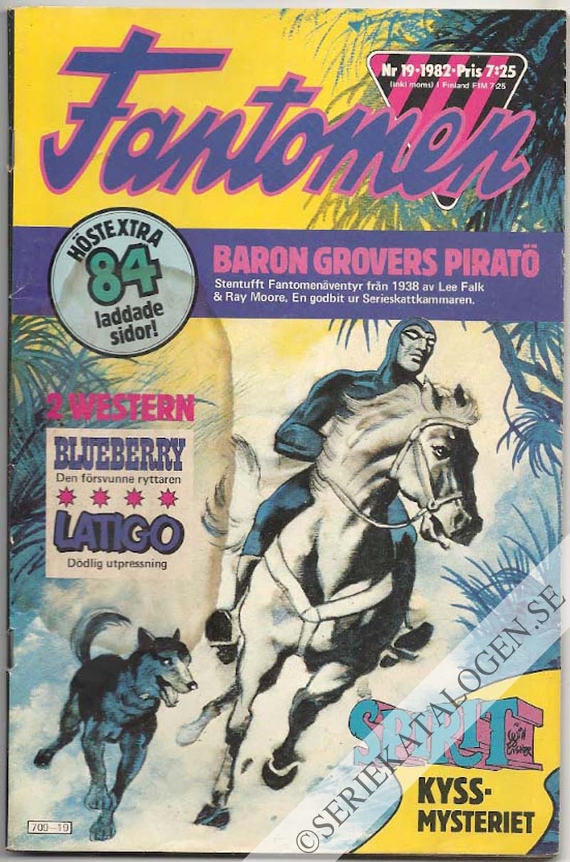 Framsida på Fantomen #19 (1982)