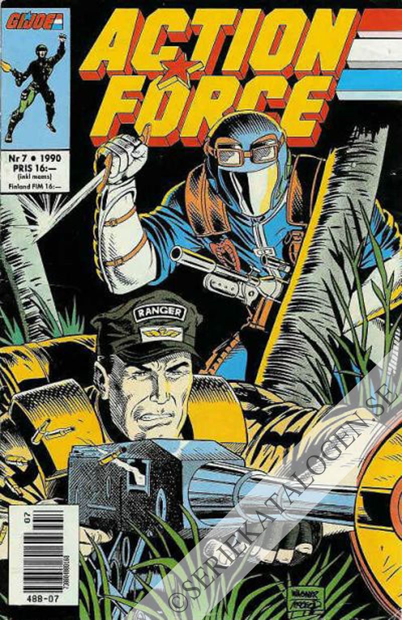 Framsida på Action force #7 (1990)