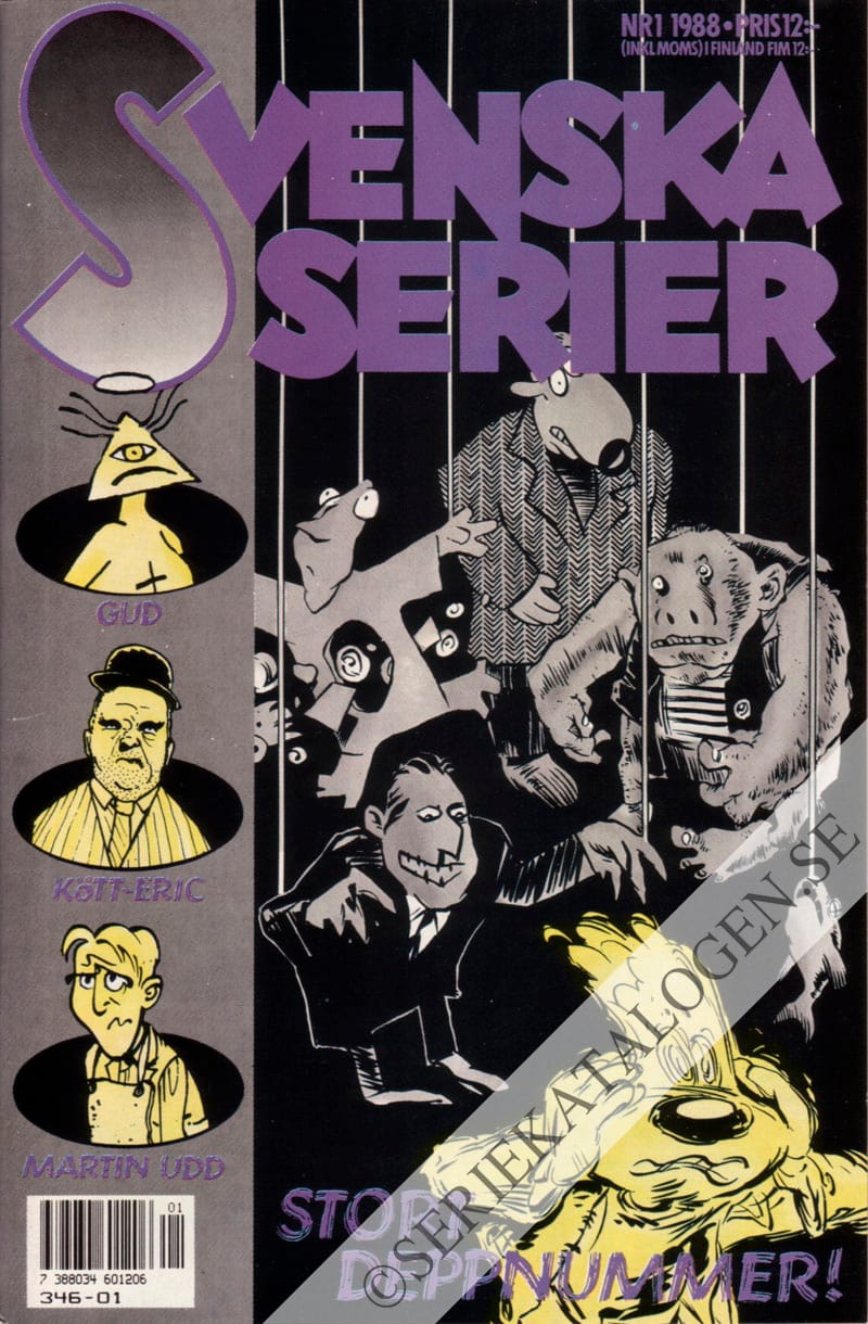 Framsida på Svenska serier #1 (1988)
