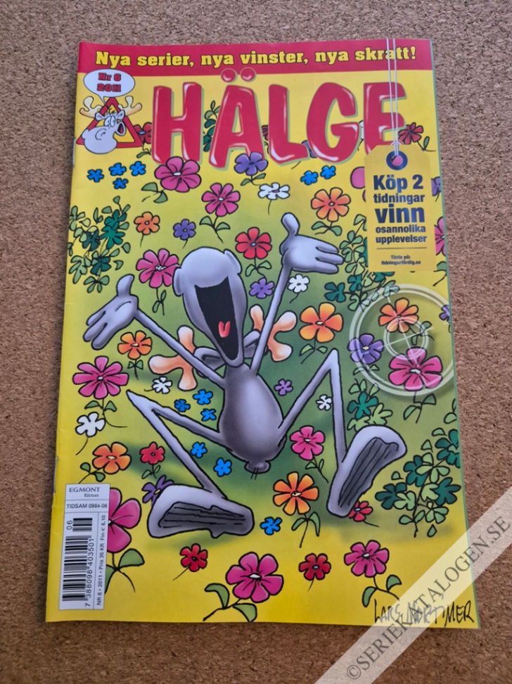 Framsida på Hälge #6 (2011)