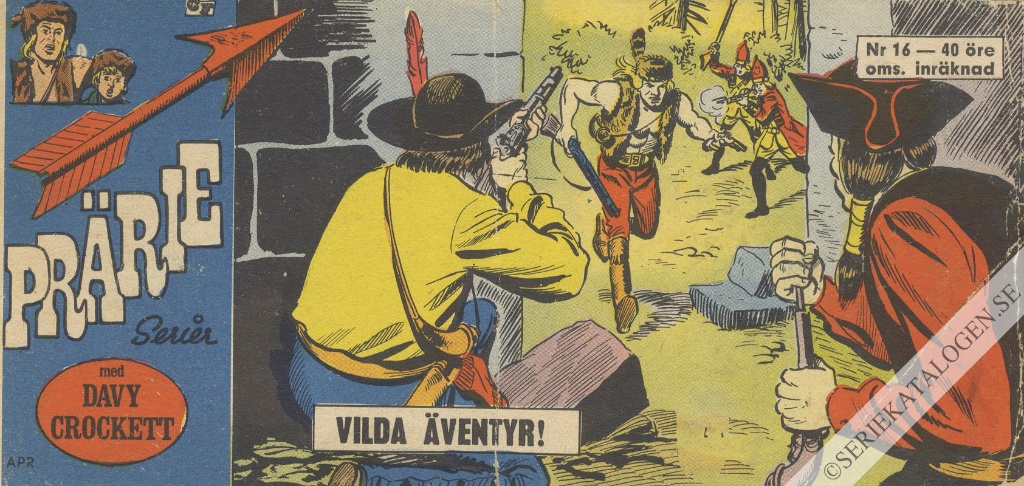 Framsida på Prärie-serier #16 (1966)