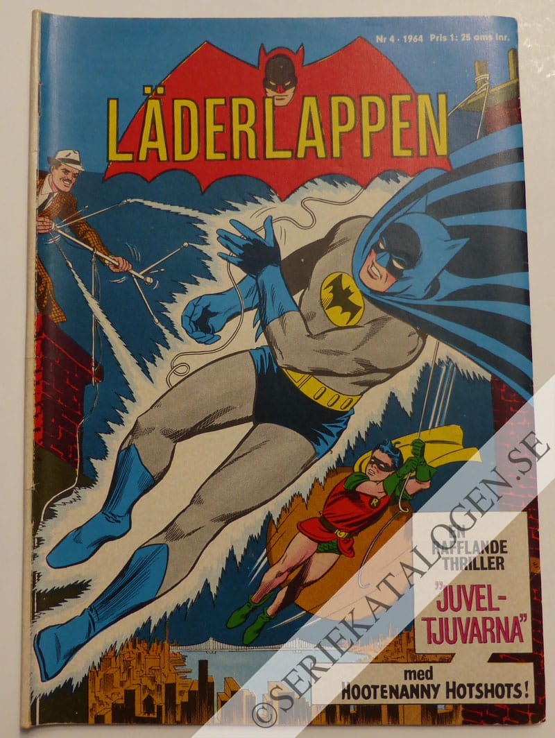 Framsida på Läderlappen och Robin #4 (1964)