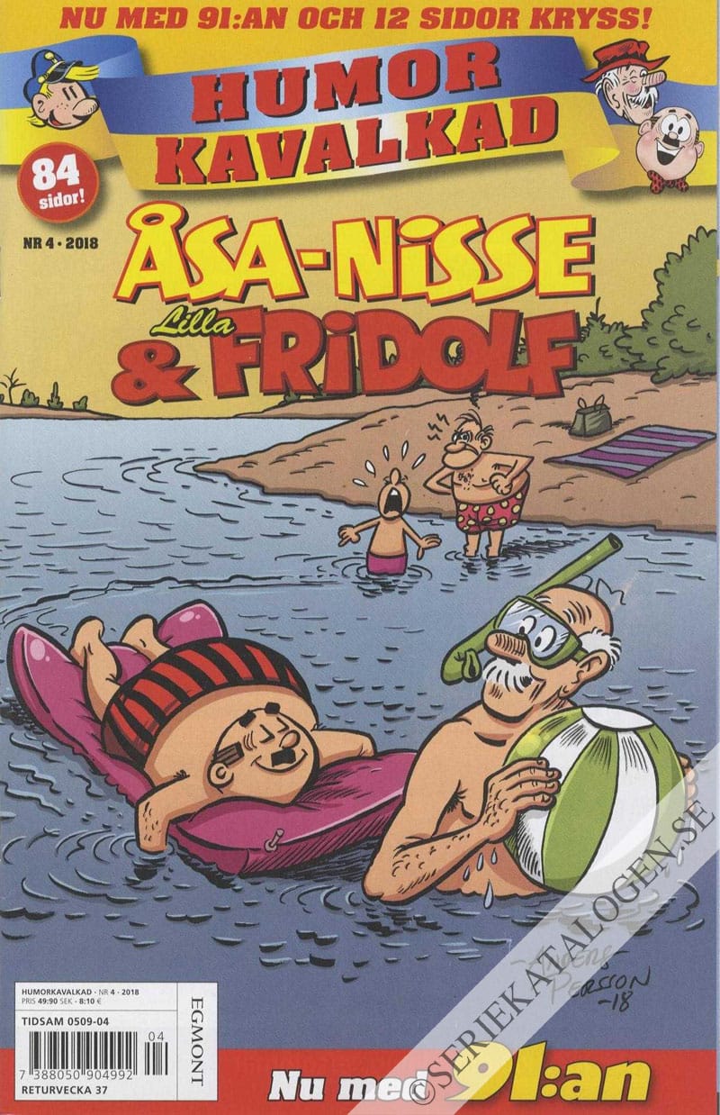 Framsida på Humorkavalkad #4 (2018)