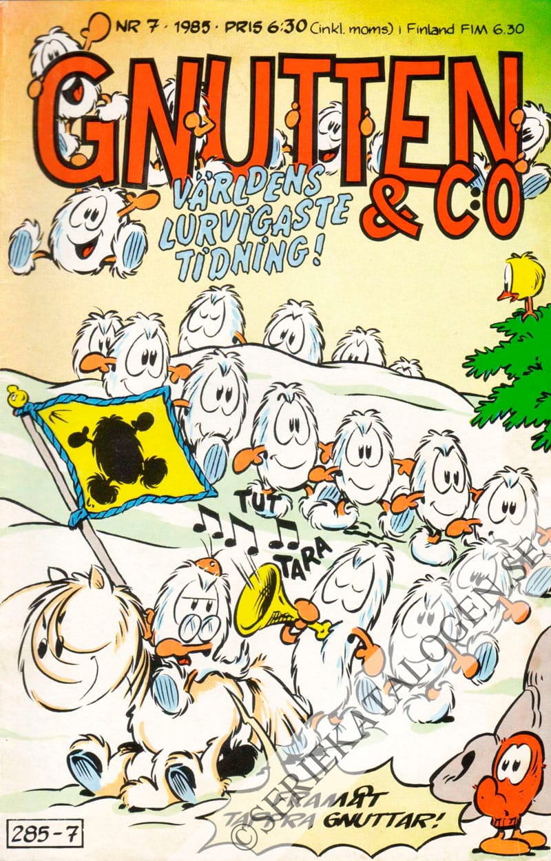 Framsida på Gnutten & C:o #7 (1985)