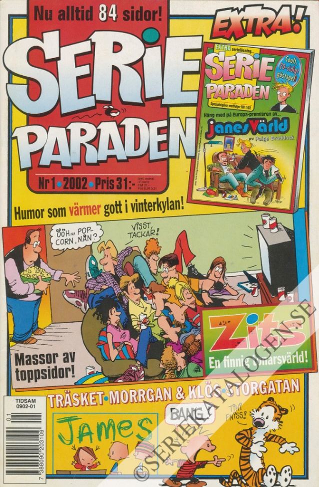 Framsida på Serie-paraden #1 (2002)