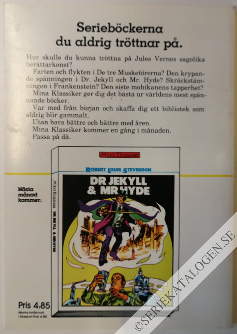 Baksida på Den siste mohikanen (1979)