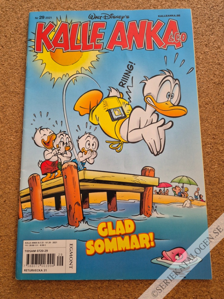 Framsida på Kalle Anka & C:o #29 (2021)