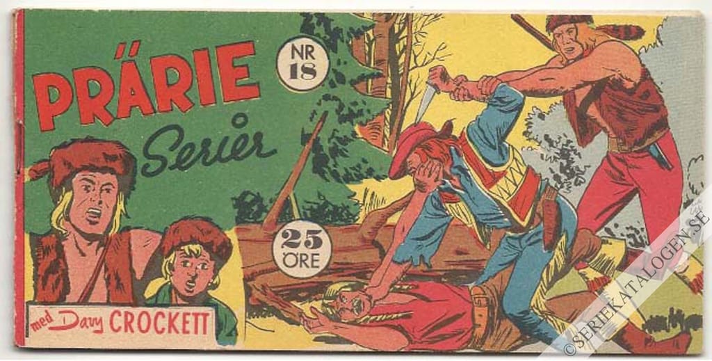 Framsida på Prärie-serier #18 (1958)