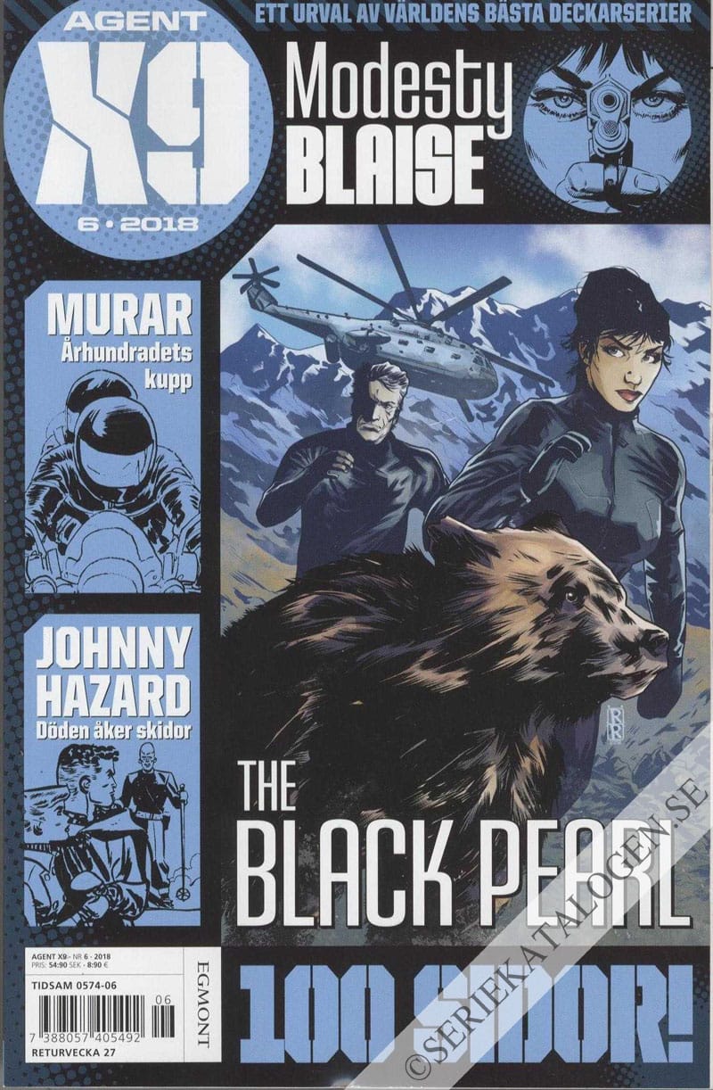 Framsida på Agent X9 #6 (2018)