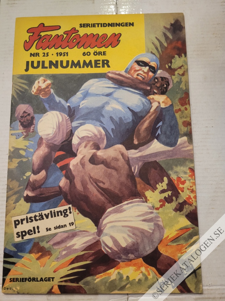 Framsida på Fantomen #25 (1951)