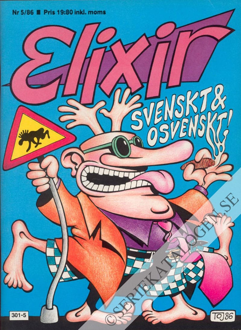 Framsida på Elixir #5 (1986)