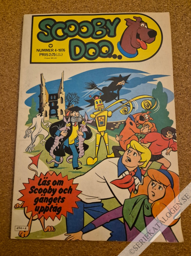 Framsida på Scooby Doo #4 (1976)