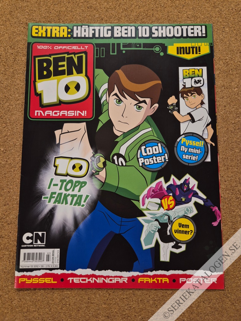 Framsida på Ben 10 magasin! #3 (2012)
