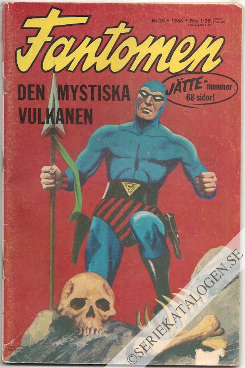 Framsida på Fantomen #20 (1966)