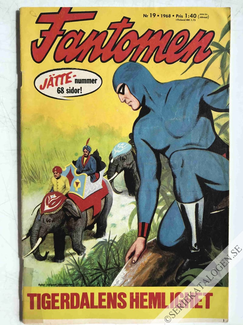 Framsida på Fantomen #19 (1968)