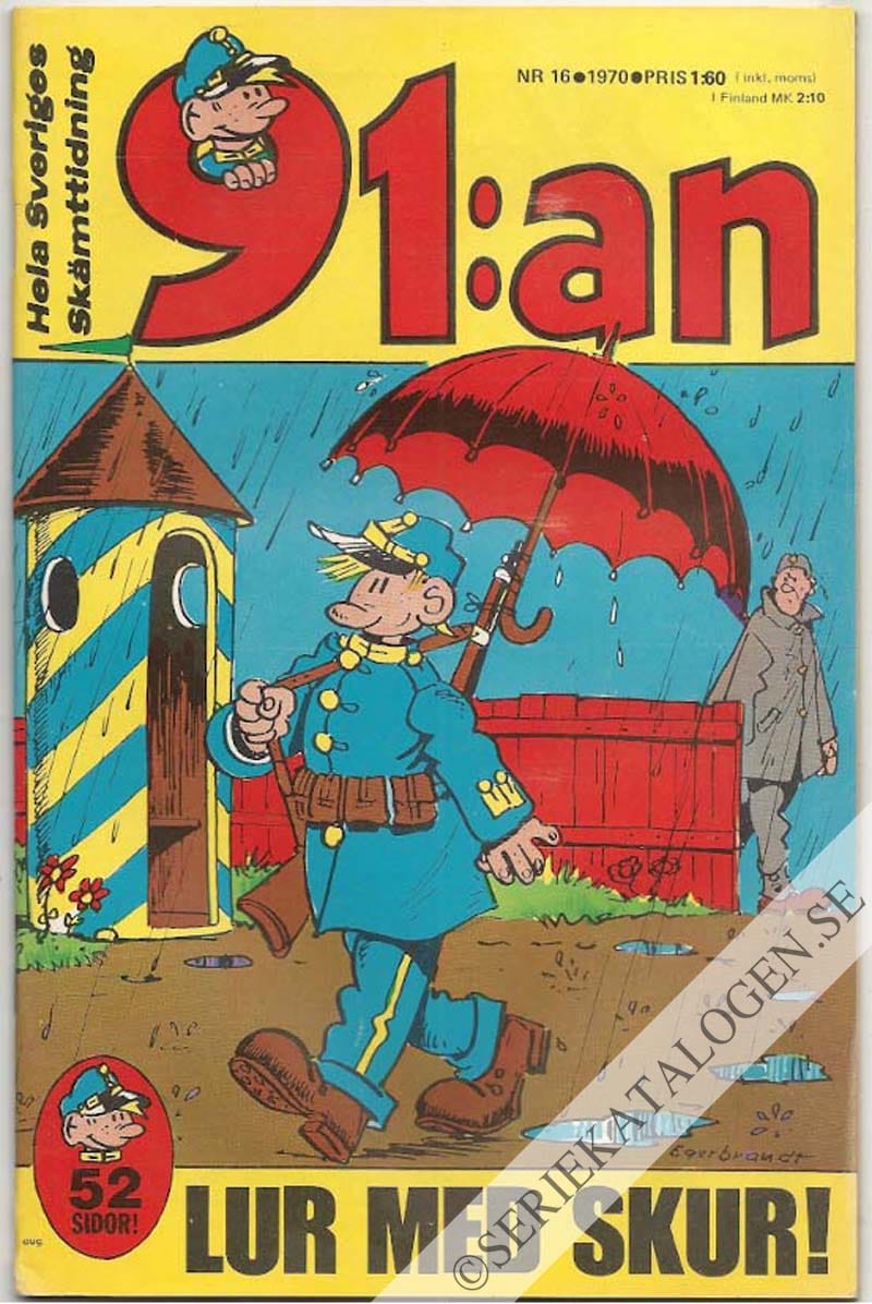 Framsida på 91:an #16 (1970)