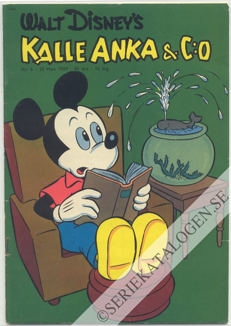 Framsida på Kalle Anka & C:o #6 (1959)