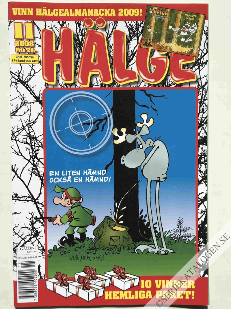 Framsida på Hälge #11 (2008)